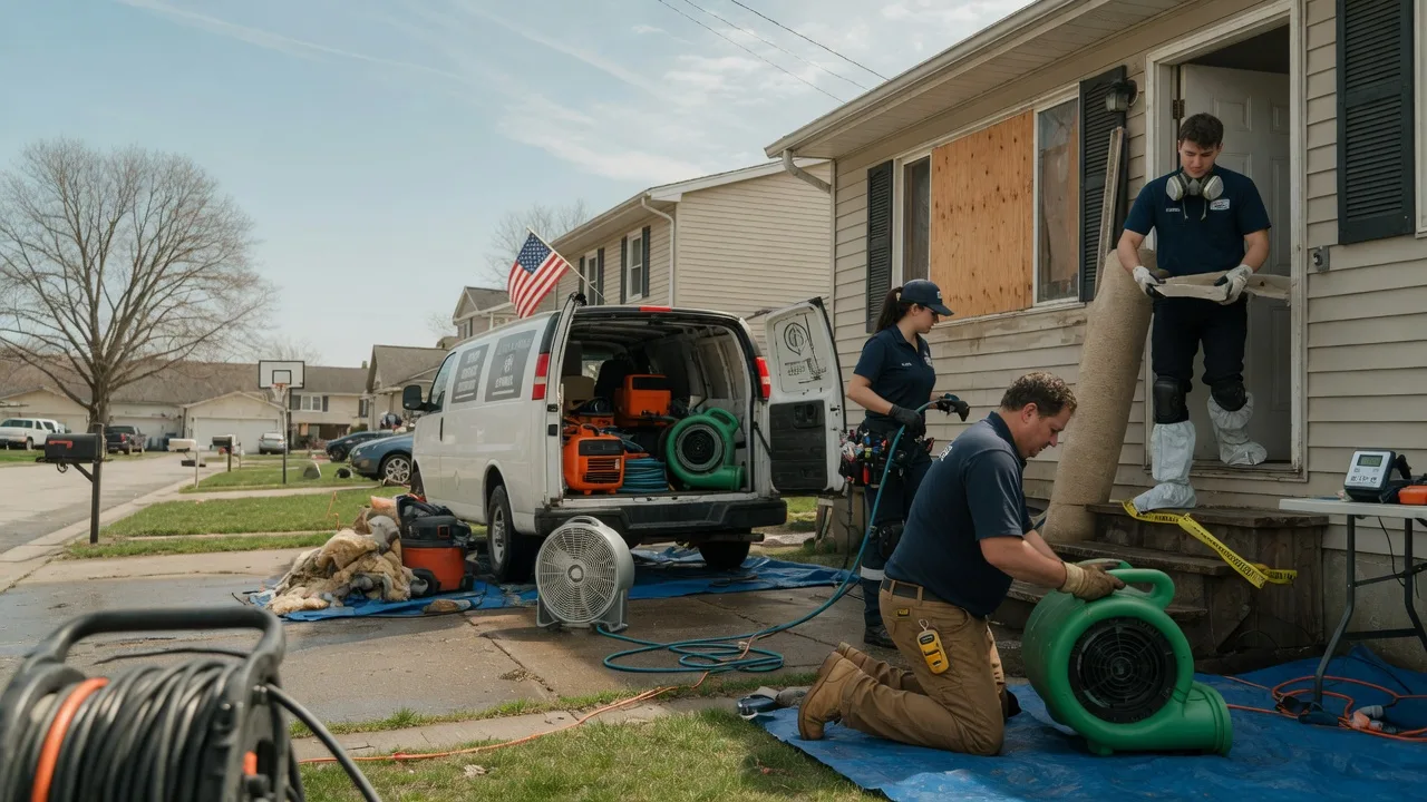 Water Damage Restoration in Hoffman, IL near me